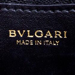 Bvlgari Black Leather Forever Crossbody Bag