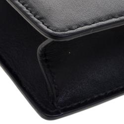 Bvlgari Black Leather Forever Crossbody Bag