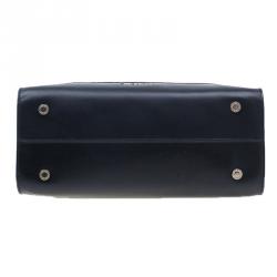 Bvlgari Black Python Medium Serpenti Tote Bag