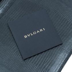 Bvlgari Metallic Lizard Skin Medium Serpenti Flap Shoulder Bag