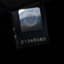 Pre Owned Bvlgari Grey/Gold Leather and Snakeskin Serpenti Scaglie Satchel