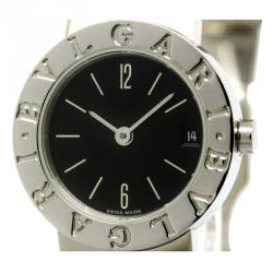 Bvlgari Black Stainless Steel Bvlgari-Bvlgari Women's Wristwatch 23MM
