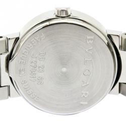 Bvlgari Black Stainless Steel Bvlgari-Bvlgari Women's Wristwatch 23MM
