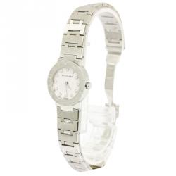 Bvlgari Mother of Pearl Stainless Steel Bvlgari Bvlgari Women's Wristwatch 23MM