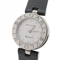 Bvlgari White Stainless Steel B.zero1 Women's Wristwatch 23MM