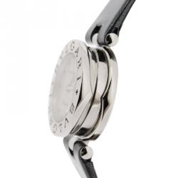 Bvlgari White Stainless Steel B.zero1 Women's Wristwatch 23MM