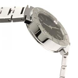 Bvlgari Black Stainless Steel Bvlgari Bvlgari Women's Wristwatch 23MM