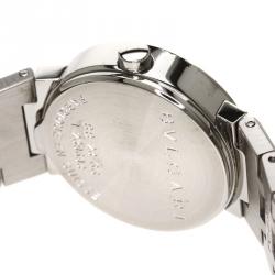 Bvlgari Black Stainless Steel Bvlgari Bvlgari Women's Wristwatch 23MM