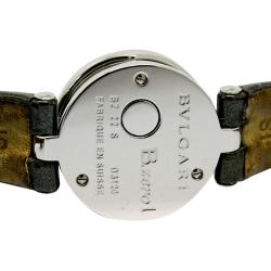 Pre Owned Bvlgari Blue Stainless Steel B-Zero1 Women's Wristwatch 22MM