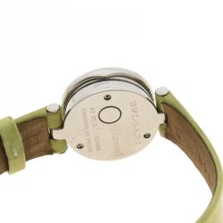 Bvlgari Green Mother of Pearl Stainless Steel B.Zero1 Women's Wristwatch 22MM