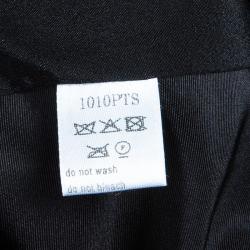 Pre Owned Carolina Herrera Black Cropped Jacket S