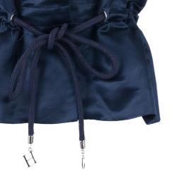 Pre Owned Carolina Herrera Navy Skirt Suit L