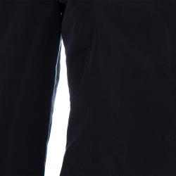 Pre Owned Carolina Herrera Black Silk Pant Suit M