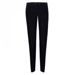 Pre Owned Carolina Herrera Black Silk Pant Suit M