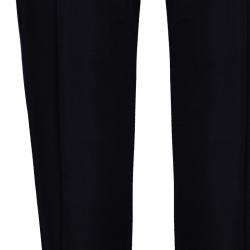 Pre Owned Carolina Herrera Black Silk Pant Suit M