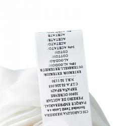 Pre Owned فستان كارولينا هيريرا بيج مطرز بلا أكمام S