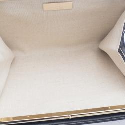 Pre Owned Carolina Herrera Black Leather Chain Clutch