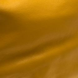 Pre Owned Carolina Herrera Yellow Leather Hobo