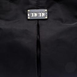 مملوكة مسبقًا Carolina Herrera Black Nylon Braided Handle Tote