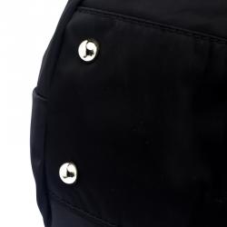 مملوكة مسبقًا Carolina Herrera Black Nylon Braided Handle Tote