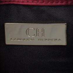 Pre Owned Carolina Herrera Red Quilted Flap Bag