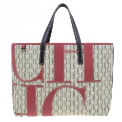Pre Owned Carolina Herrera Beige Canvas Shopper tote