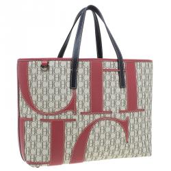 Pre Owned Carolina Herrera Beige Canvas Shopper tote