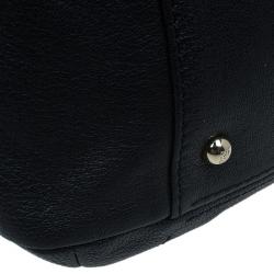 Pre Owned Carolina Herrera Black Leather Bow Hobo