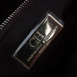 Pre Owned Carolina Herrera Red Leather Audrey Shoulder Bag