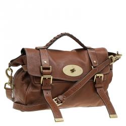 مملوكة مسبقًا Mulberry Brown Leather Alexa Shoulder Bag
