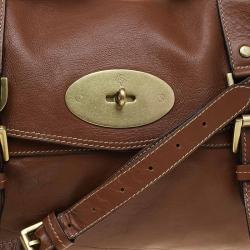 مملوكة مسبقًا Mulberry Brown Leather Alexa Shoulder Bag