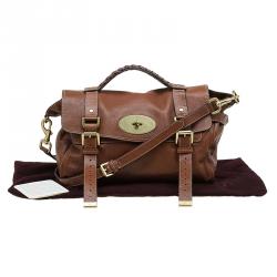 مملوكة مسبقًا Mulberry Brown Leather Alexa Shoulder Bag