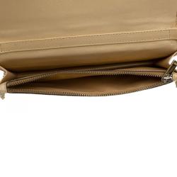 Carolina Herrera Gold Python Chain Clutch