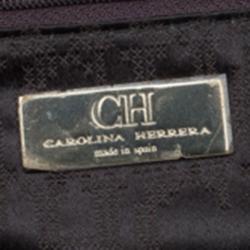 Pre Owned Carolina Herrera Brown Leather Matteo Tote