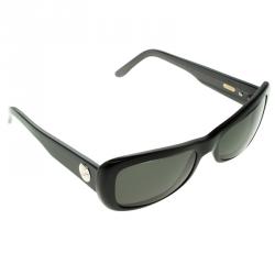 مملوكة مسبقًا Cartier Black 135 Rectangle Sunglasses