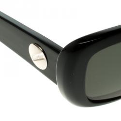 مملوكة مسبقًا Cartier Black 135 Rectangle Sunglasses