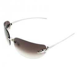 مملوكة مسبقًا Cartier Brown 110 Panthere Rimless Sunglasses