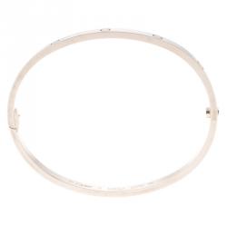 Pre Owned Cartier Love 18k White Gold Bracelet, SM 17cm