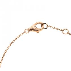 مملوكة مسبقًا سوار كارتييه اميوليت دي كارتييه مالاكيت وألماس وذهب وردي عيار 18 16 سم