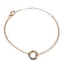 Cartier Sweet Trinity 18k Three-Tone Gold Soft Bracelet