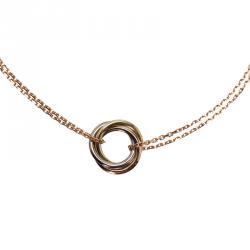 Pre Owned اسورة كارتييه سويت ترينيتي ذهب ثلاثي اللون عيار 18