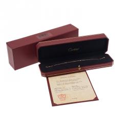 Pre Owned Cartier Saphirs Légers De Cartier Pink Sapphire Rose Gold Bracelet 