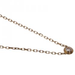 مملوكة مسبقًا عقد كارتييه ديامانت ليجره دي كارتييه ذهب ألماس وذهب أصفر عيار 18 موديل صغير