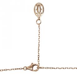 Pre Owned كارتييه سي دو كارتييه قلادة لؤلؤ ذهب وردي