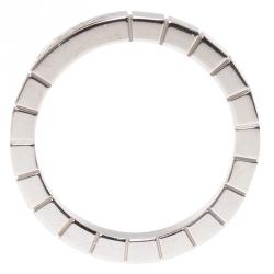 مملوكة مسبقًا خاتم كارتيه لانيير ذهب أبيض مقاس 53