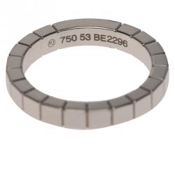 مملوكة مسبقًا خاتم كارتيه لانيير ذهب أبيض مقاس 53