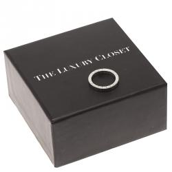 مملوكة مسبقًا خاتم كارتيه لانيير ذهب أبيض مقاس 53