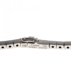 مملوكة مسبقًا سوار كارتييه لانيار ذهب أبيض مقاس 16