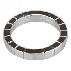 مملوكة مسبقًا Cartier Lanières White Gold Ring Size 48