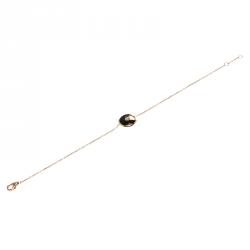 Pre Owned Cartier Amulette De Cartier Onyx Rose Gold Bracelet